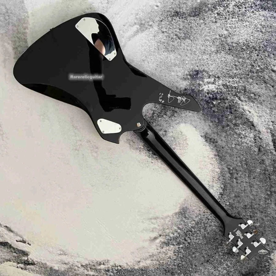 Guitarra eléctrica Paul Sliver personalizada, protector de púa espejado en forma de estrella, pastillas HH