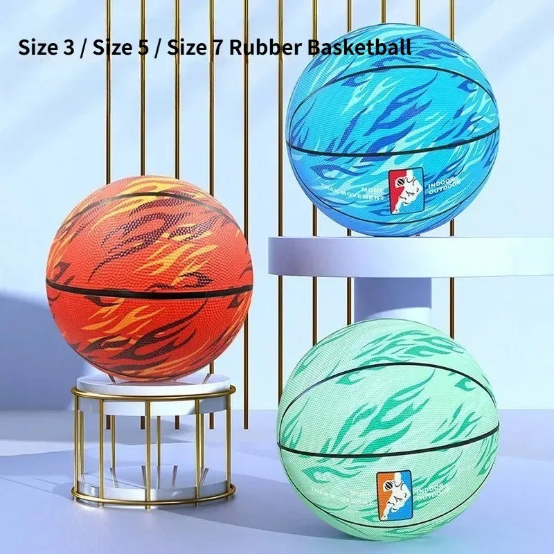 # 3 # 5 # Balón de Baloncesto de Goma Premium 7, Balón de Baloncesto Duradero para Entrenamiento y Competición