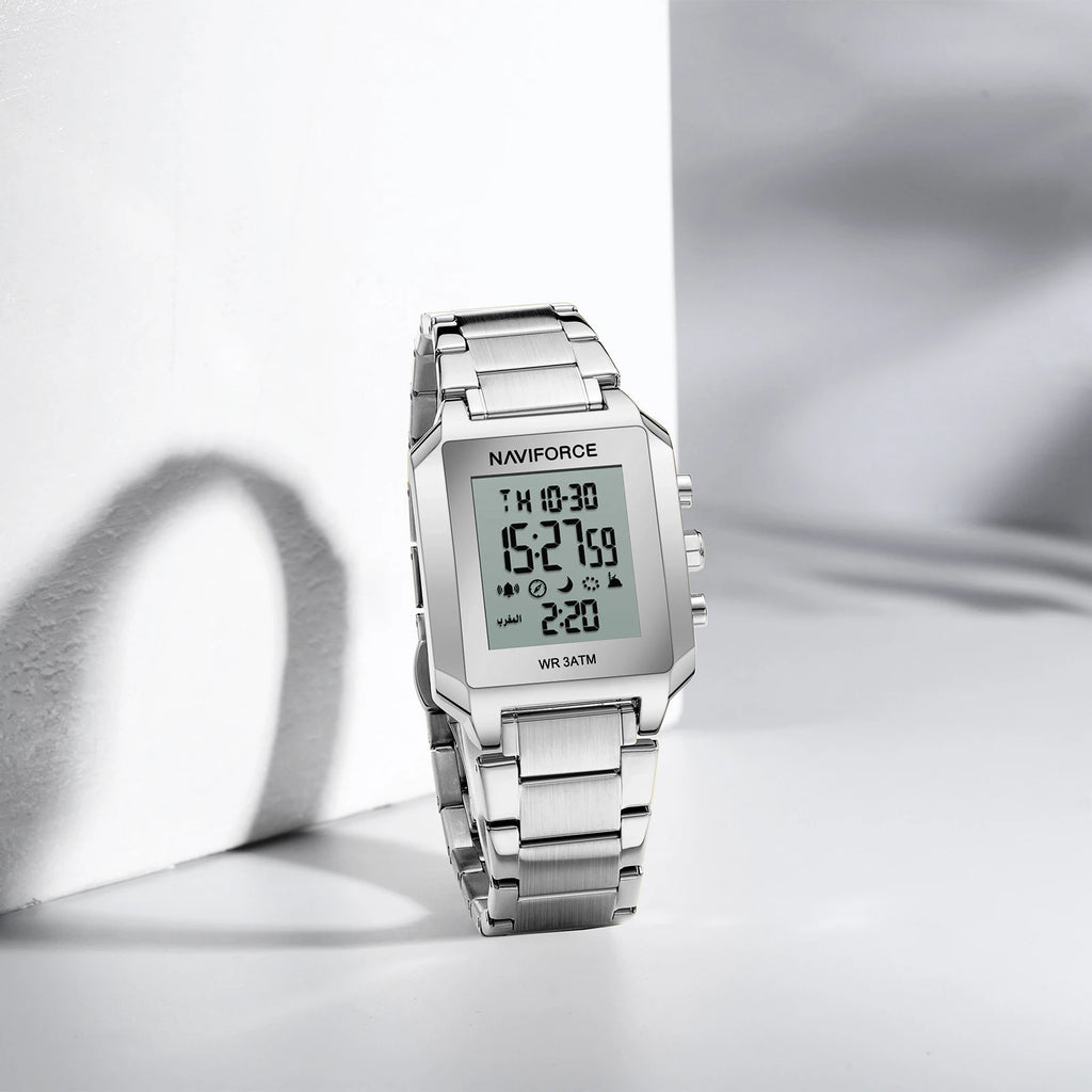 Reloj deportivo digital LED de moda NAVIFORCE 9270, reloj electrónico, resistente al agua 3Bar, reloj de pulsera para hombre Relogio Masculino
