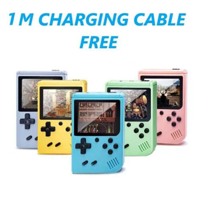 Consola de Videojuegos Retro con Más de 500 Juegos Clásicos Integrados para TV, Reproductor de Videojuegos Portátil de 5 Pulgadas para Game Boy, Juegos para Dos Jugadores