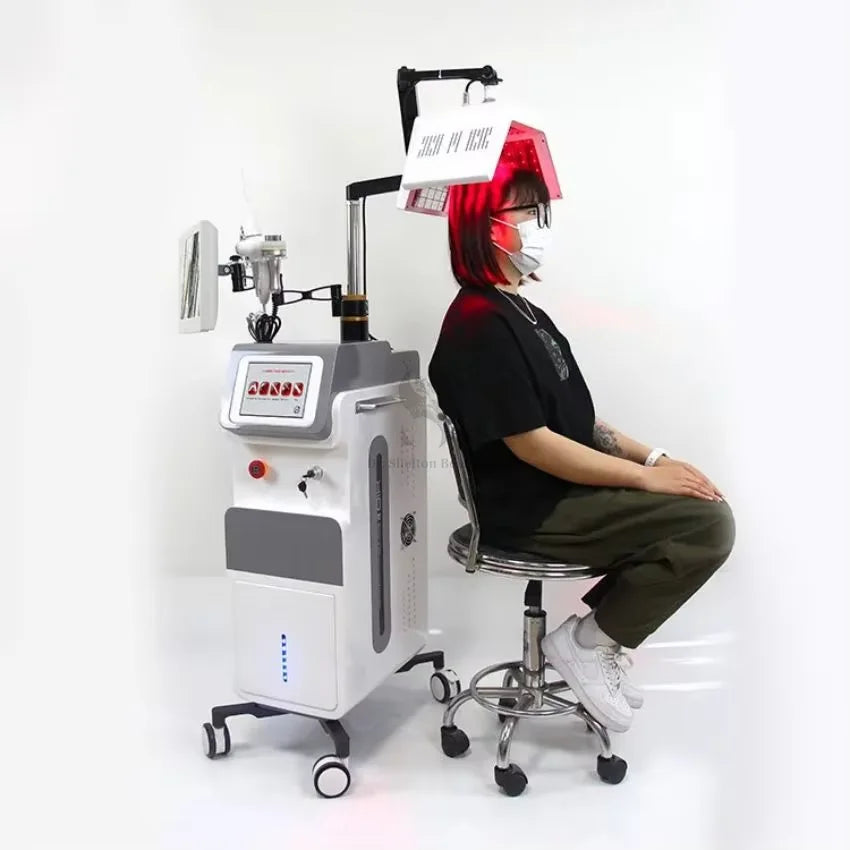Máquina de Tratamiento para el Crecimiento del Cabello, Anticaída y Tratamiento de la Alopecia Areata, para Salones de Belleza, de Fácil Uso