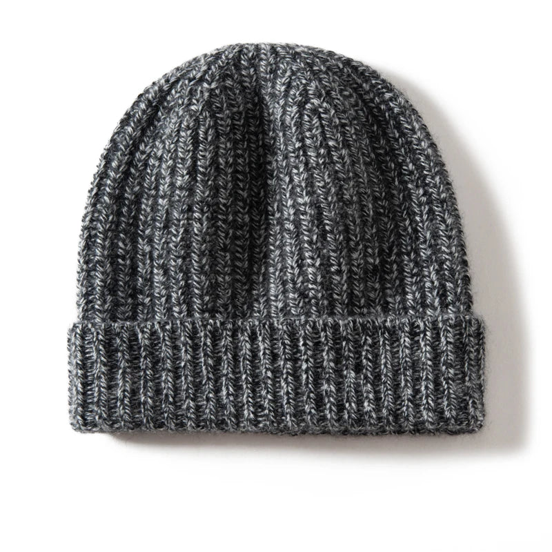 Gorros de cachemira 100 para hombres y mujeres de alta calidad, gorros con bridas Unisex de invierno gruesos y cálidos, sombreros de Navidad de hilo de tendencia