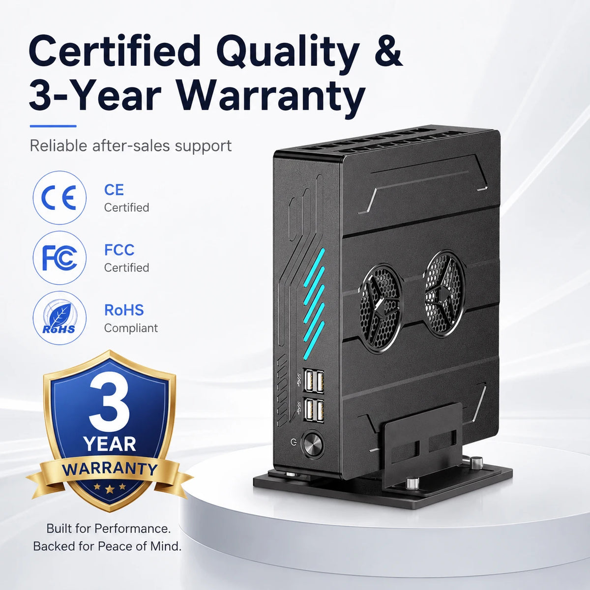 Mini PC Msecore MV9 Pequeño, Intel Core i9/i7/i5, RTX3050, 6G, Gráficos Dedicados, DDR5, NVMe SSD, Computadora de Escritorio para Juegos, WiFi6E, BT5.3, 8K, Oficina