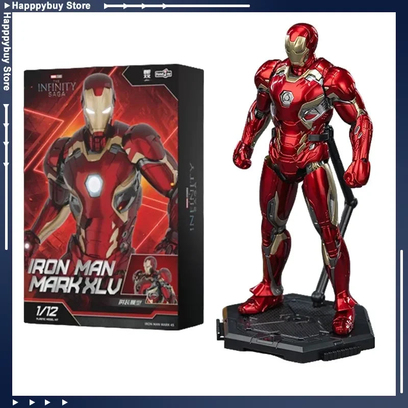 Figura de Acción Original Fondjoy MK45 Iron Man 1/12 15.5CM Mark45 Avengers: Age of Ultron Vibranium, Ensamblada, Coleccionable, Juguete de Regalo