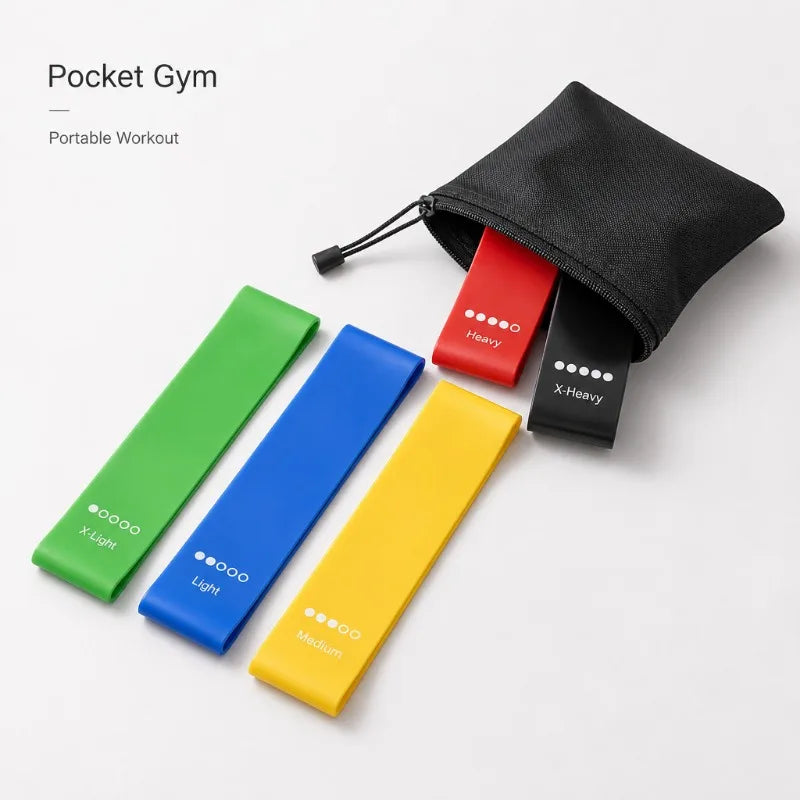 Juego de Bandas de Resistencia, Equipo de Gimnasio para Ejercicio en Casa, Bandas Elásticas para Entrenamiento de Fuerza y Agilidad, Equipo Práctico para Entrenamiento de Gimnasio y Boxeo