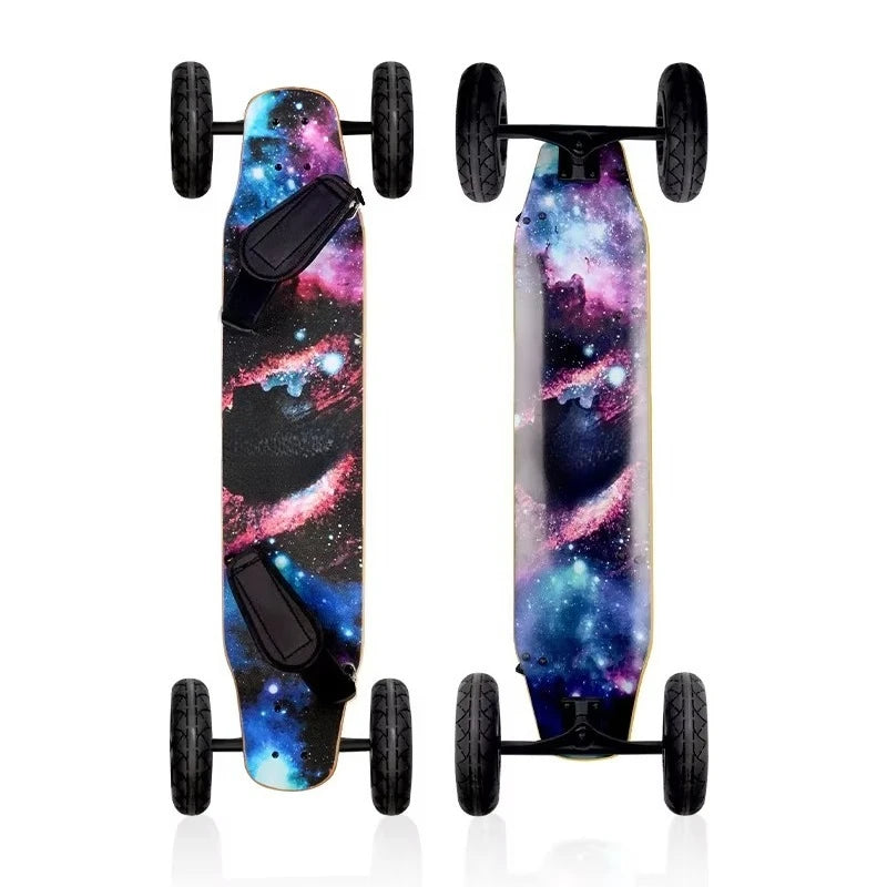 Longboard de madera de arce profesional de 38 pulgadas para danza libre, personalizado, con descarga, para montaña y piso