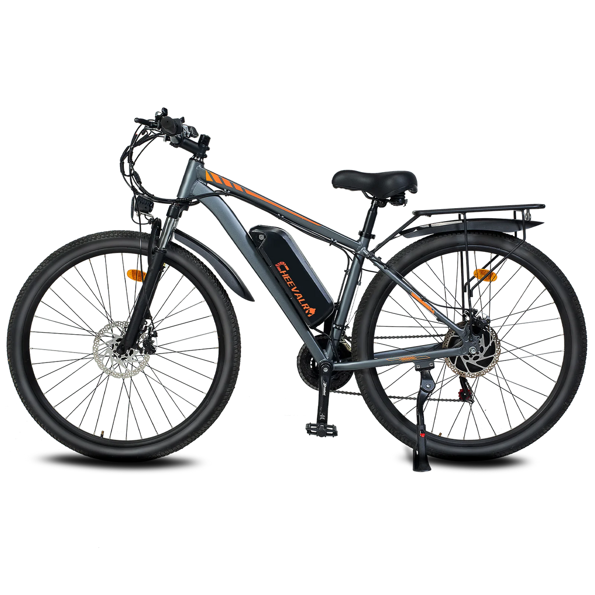 Bicicleta eléctrica de carretera para adultos de 29 pulgadas, motor de 1000 W, 50 km/h, batería de 48V 18.6ah, autonomía de 100 km, 21 velocidades, aleación de aluminio, para desplazamientos urbanos.