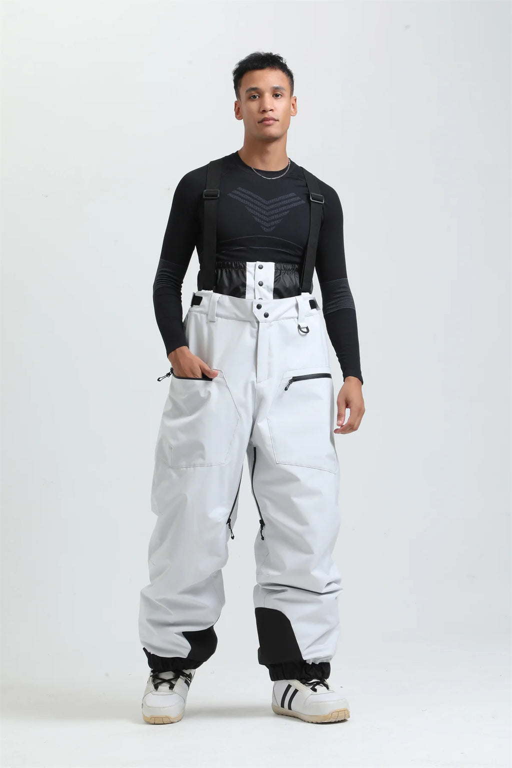 Pantalones de Esquí Gsou para Mujer, Impermeables, para Deportes de Montaña, Invierno, para Hombre y Mujer, Overoles de Snowboard con Tirantes, Pantalones de Nieve Cálidos para -40 Grados