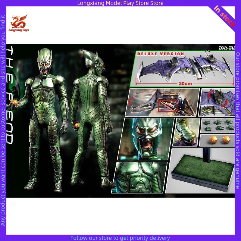 Ready Stock TOYS ERA PE007 1/6 Scale Green Goblin Articulated Figure Decor Ornament Gift for Marvel Collectors
