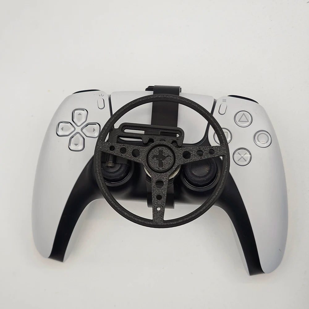 Mini volante de impresión 3D para mando de PS5, simulador auxiliar de carreras, accesorios para mando de PlayStation 5