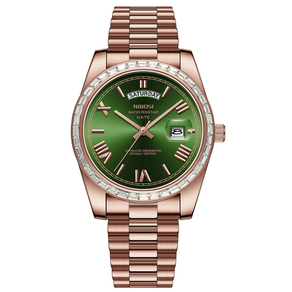 NIBOSI Fashion Men Watches Top Brand Luxury Wristwatch Day Date Miyota Quartz Watch Men Waterproof Steel Role Clock Reloj Hombre