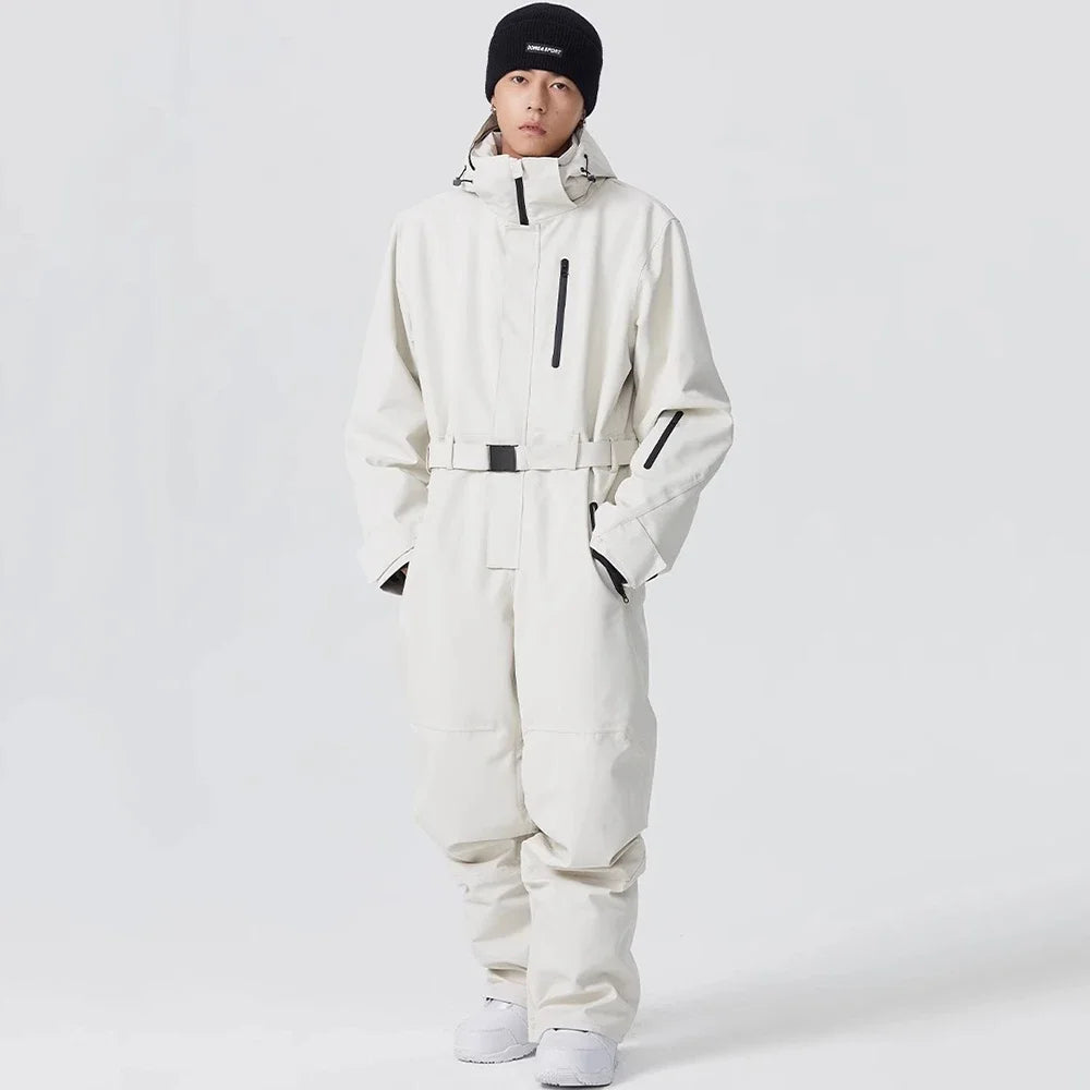 2025 Suites de esquí de invierno para mujer, chándal de esquí cálido para exteriores, trajes de Snowboard a prueba de viento, ropa para parejas, monos de nieve impermeables