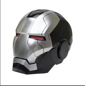 Casco de Iron Man Mark 17 con Control Remoto en Chino-Inglés, Máscara Mecánica con Activación por Voz de Jarvis para Coleccionistas