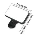 Luz de relleno portátil con clip para selfies para teléfono móvil, luz LED recargable por USB para maquillaje, videollamadas en vivo y fotografía.