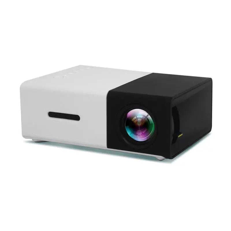 Mini proyector LED YG300, versión mejorada, 1000 lúmenes, 320x240P, compatible con HDMI, Audio USB, reproductor multimedia para el hogar