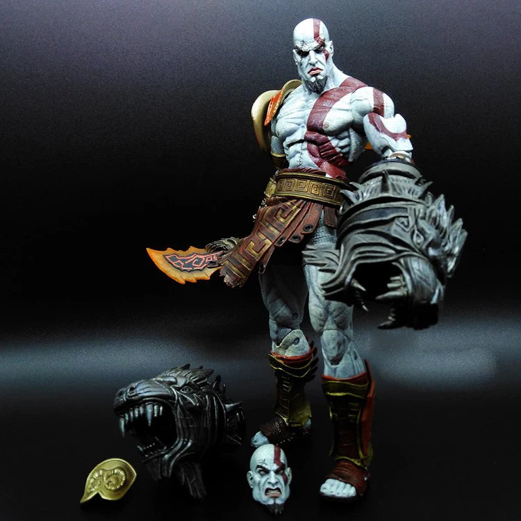 Figura de colección de 7 pulgadas de edición limitada de Kratos y su hijo, muñeco articulado de adorno