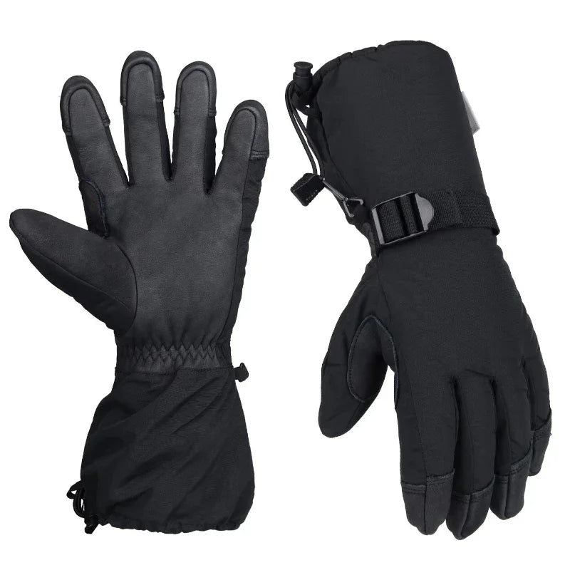 Guantes de esquí de invierno para hombre, populares, guantes de montaña, senderismo y snowboard para mujer, repelentes al agua, resistentes al viento y al desgaste, cálidos.