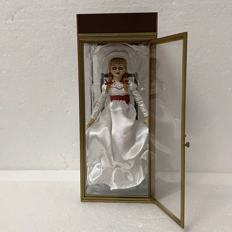 Figura NECA Annabelle Comes Home, figuras de Annabelle, modelo de figura de acción, juguete, muñeca, decoración, regalo, 18 cm, 7 pulgadas