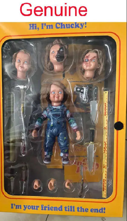 Oferta Limitada: Figuras de Acción de Michael Myers y Chucky de Halloween 2 Ultimate, Articuladas y Móviles, 18 cm