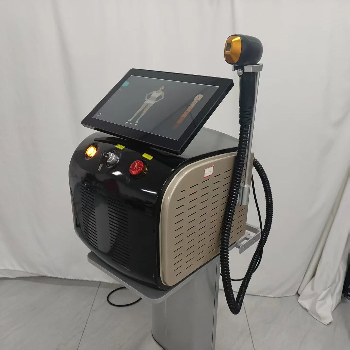 Máquina de Depilación Láser Diodo 2 en 1, Máquina de Eliminación de Tatuajes con Diodo Picosegundo, con 3 Longitudes de Onda: 755, 808 y 1064 nm