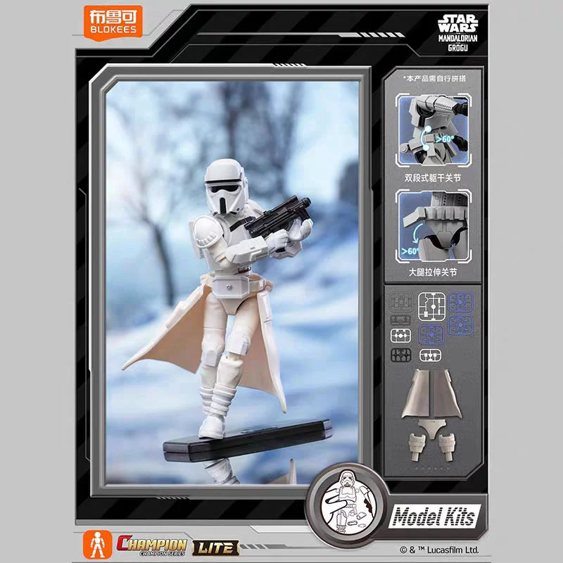 Nuevas Figuras de Acción Blokees Star Wars CHAMPION CLASS: Mandalorian, Grogu Lite, Mecha Din Djarin, Grogu, Bo Katan Kryze, Juguete Coleccionable de Regalo