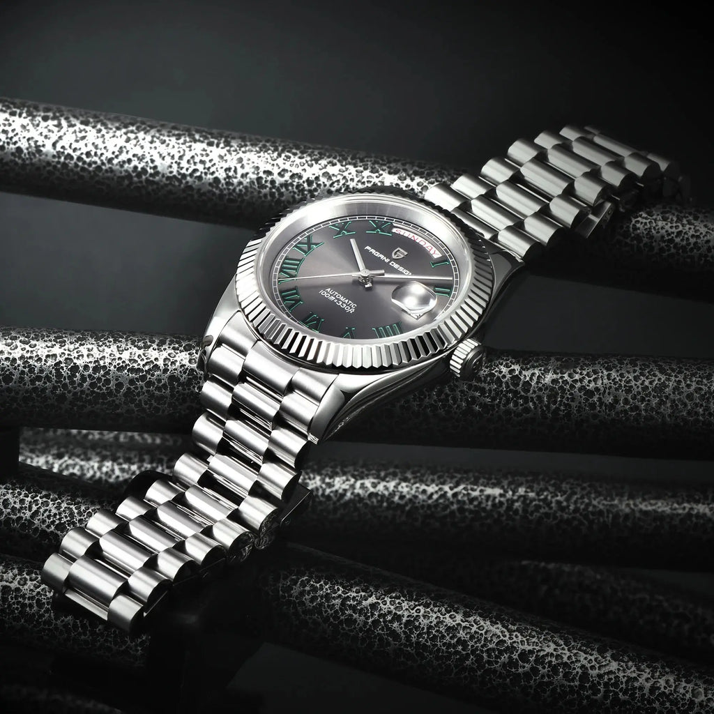 PAGANI DESIGN 2026 Nuevo reloj DD40 NH36A para hombre, reloj mecánico automático de lujo, cristal de zafiro AR, reloj de pulsera con fecha para hombre