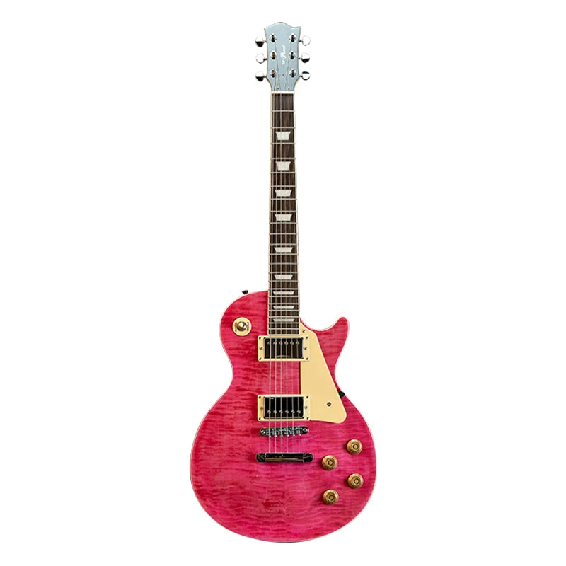 Guitarra Eléctrica Profesional de Alta Calidad de 6 Cuerdas; Guitarra Eléctrica LP Adecuada para Actuaciones en Solista