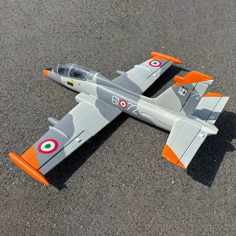 MB-339, avión de combate de 50 mm, modelo de espuma para montar en exteriores, avión de ala fija, MB339, juguete para adultos con control remoto, kit, versión PNP.