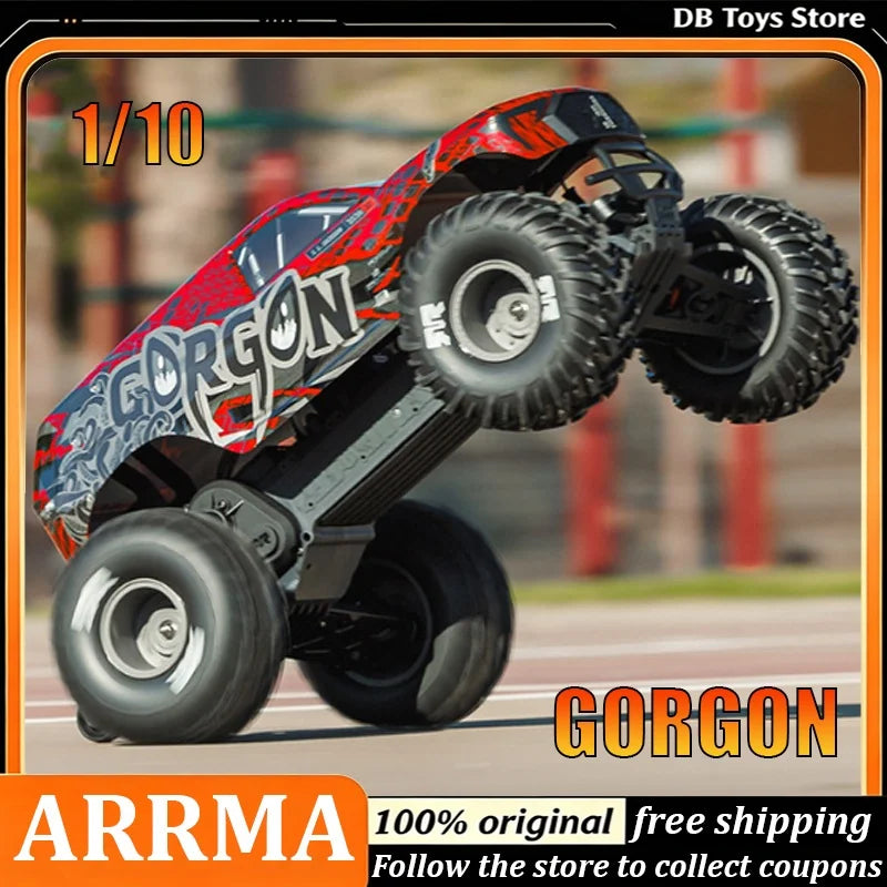 Arrma Gorgon RTR, coche RC sin escobillas, escala 1/10, 2WD, camión monstruo eléctrico, vehículo todoterreno, juguete de hobby para adultos, regalo de Navidad
