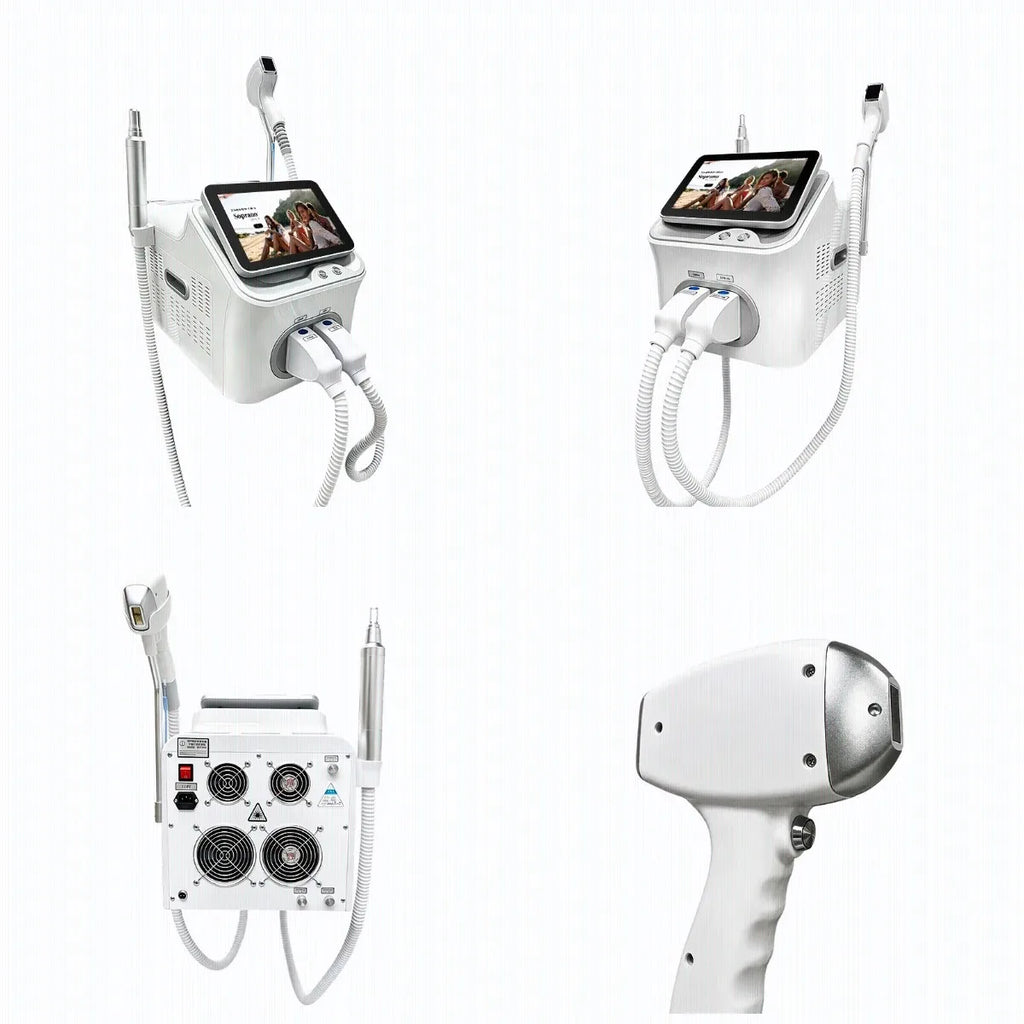 Máquina de Depilación Láser de Diodo 2 en 1, Máquina Profesional de Eliminación de Tatuajes con Picosegundos, 755nm 808nm 940nm 1064nm