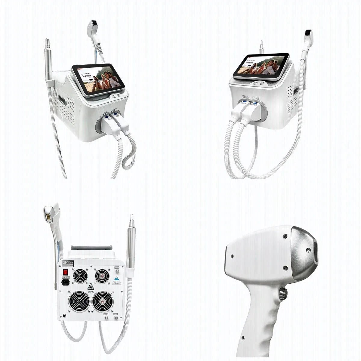 Máquina de Depilación Láser de Diodo 2 en 1, Máquina Profesional de Eliminación de Tatuajes con Picosegundos, 755nm 808nm 940nm 1064nm