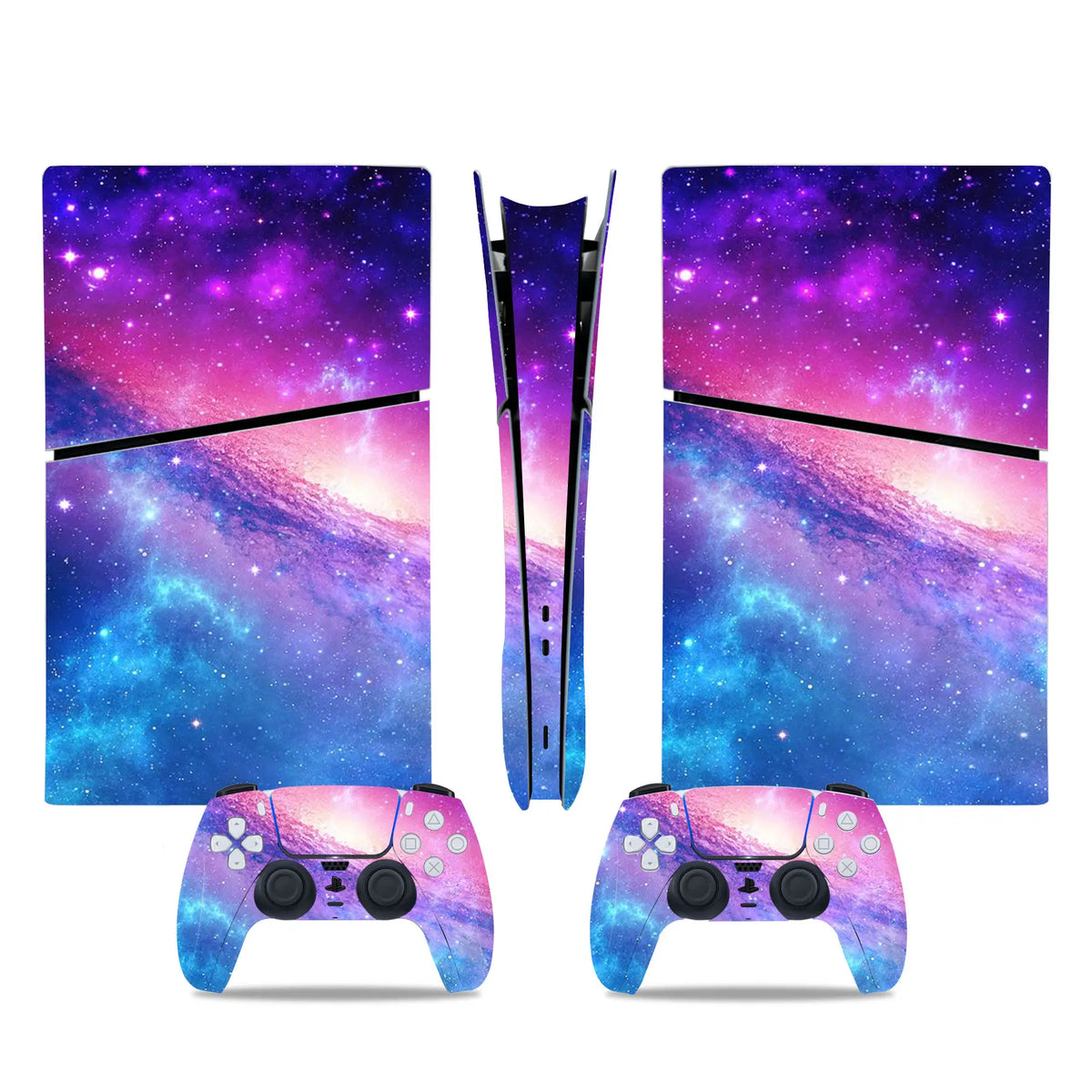 Pegatina de vinilo para PS5 Slim Digital, set completo de cubierta para consola de juegos y mando inalámbrico