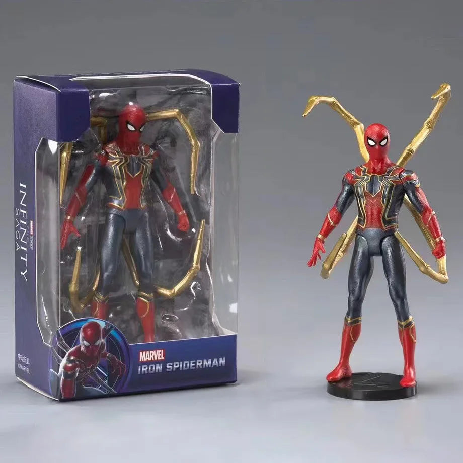 ZD Original Spider Man 4 pulgadas verde GOBLIN Doctor pulpo VENOM figuras de acción MILES GWEN ELECTRO SCARLET SPIDER 2099 juguetes de rinoceronte