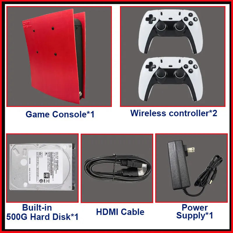 Consola de Juegos Retro X2 Intel I3-3110M 1TB 70,000+ Juegos 60+ Emuladores 4K HD TV Controles Inalámbricos