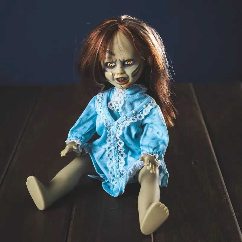 Mezco Horror Living Dead Dolls The Exorcist Anime conjunto móvil de alta calidad figura de acción de PVC juguete de modelos coleccionables regalos