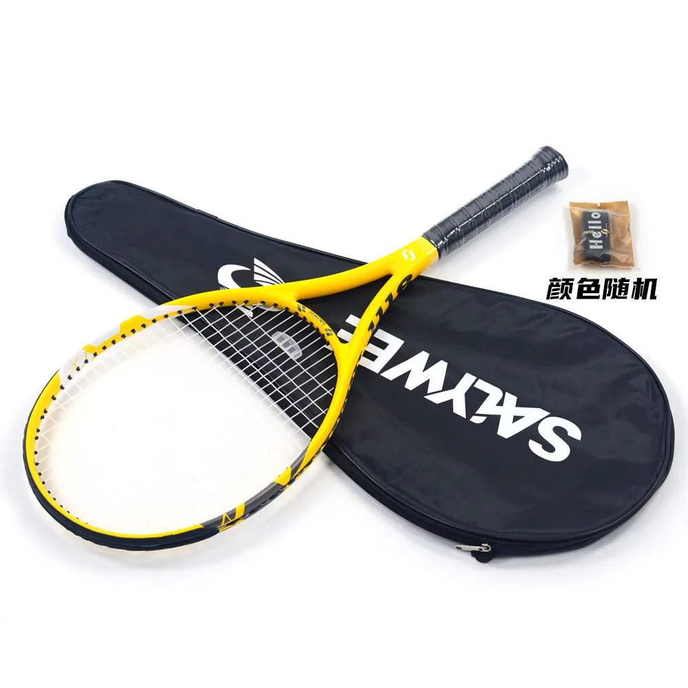 Raqueta de Tenis de Fibra de Carbono Completa, Absorción de Impactos, Duradera, Profesional, Intermedia, Avanzada, Deportes al Aire Libre, Jugadores Intermedios y Avanzados