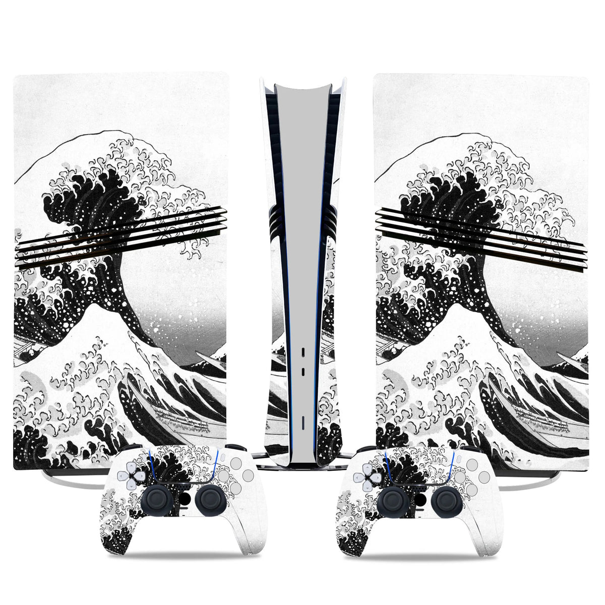 Juego completo de adhesivos protectores para consola PS5 Pro Digital y 2 mandos