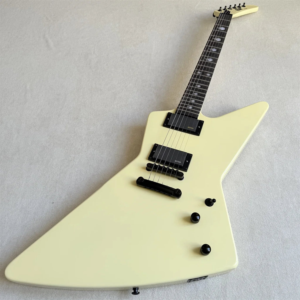 Guitarra Eléctrica Negra de 6 Cuerdas Personalizada ESP Explorer -250 II James Hetfield Explorer