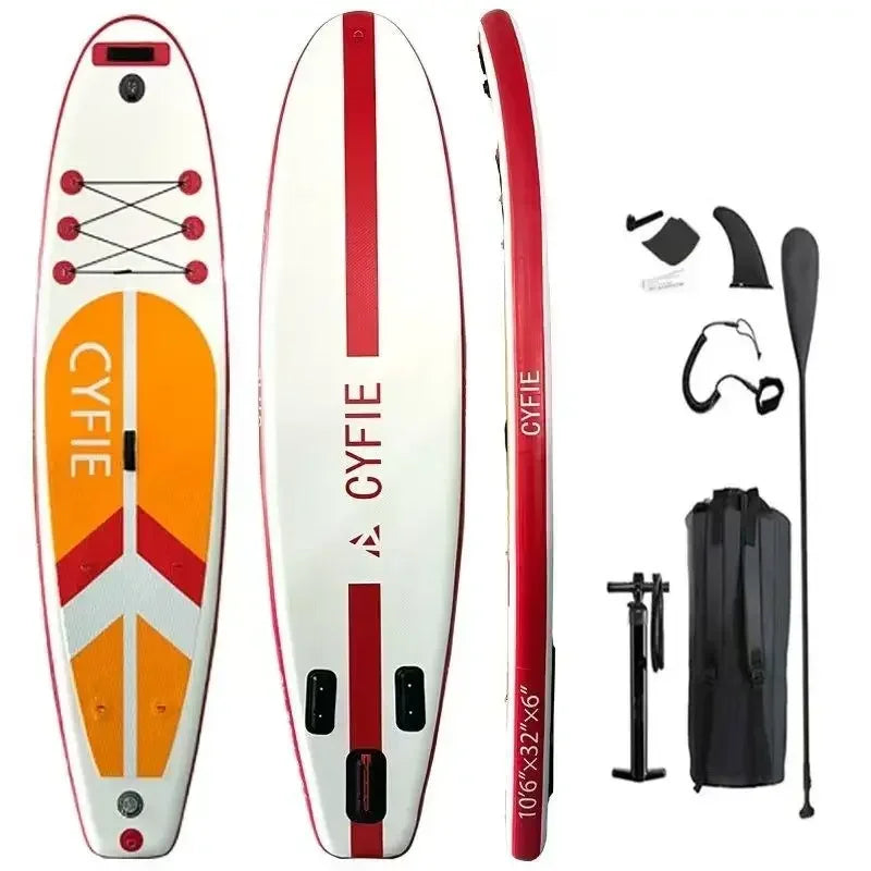 Tabla de Paddle Surf Plegable SUP, Tabla de Paddle Doble Ancha, Tabla de Paddle Inflable Ancha para Adultos, Individual