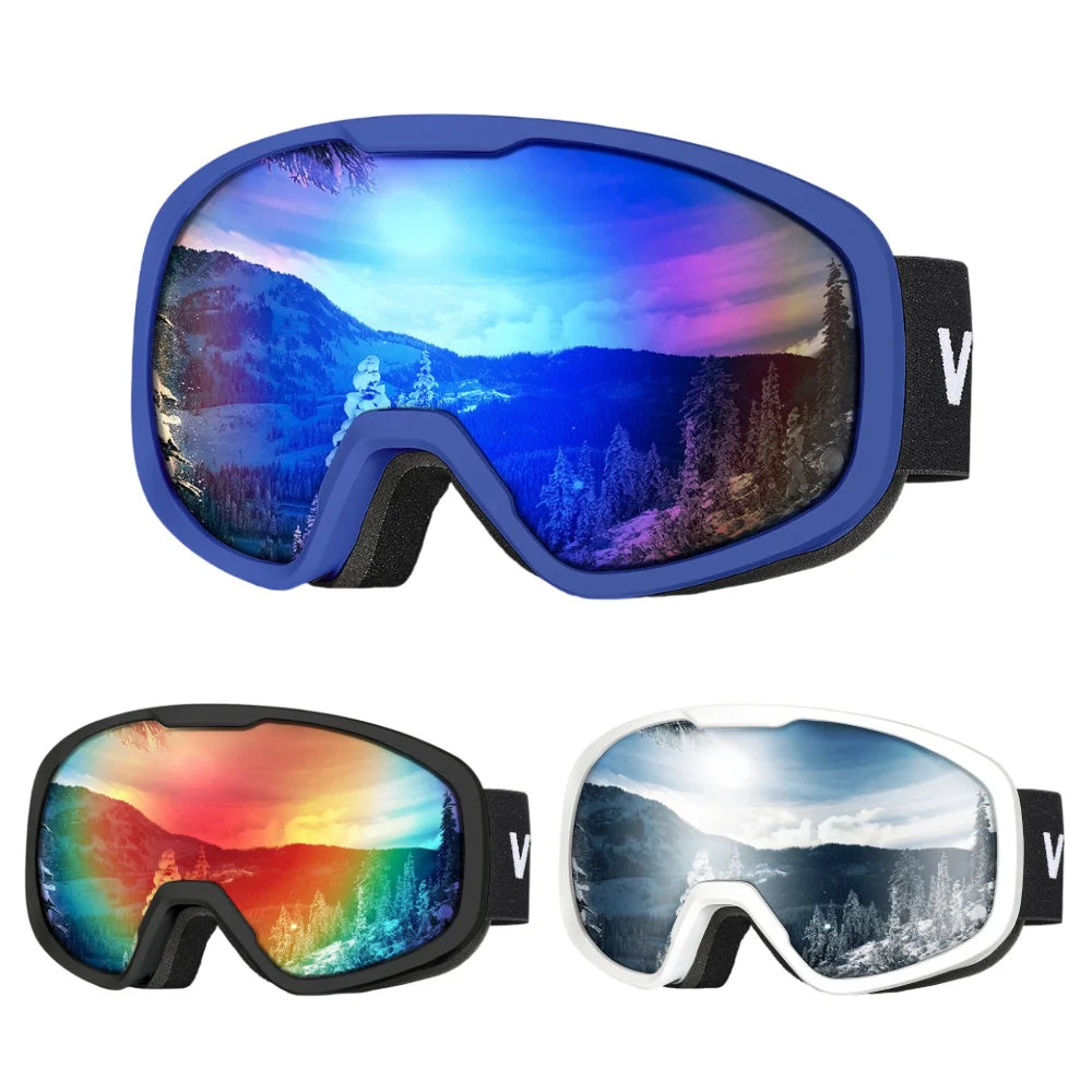 Gafas de esquí VICTGOAL con lentes de protección UV, antivaho, para deportes de invierno, gafas para hombres y mujeres, accesorios para snowboard, skateboard y motocicleta.