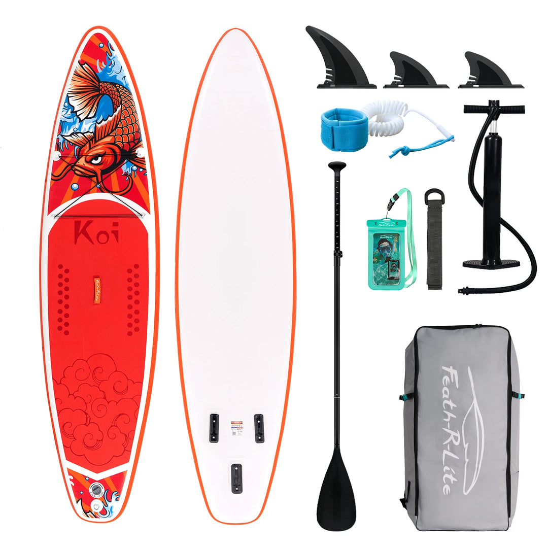 Tabla de Paddle Surf Inflable FunWater, Tabla de Remo, Tabla de Surf, Tabla SUP, 320-385CM, Tabla de Remo Antideslizante para Deportes Acuáticos