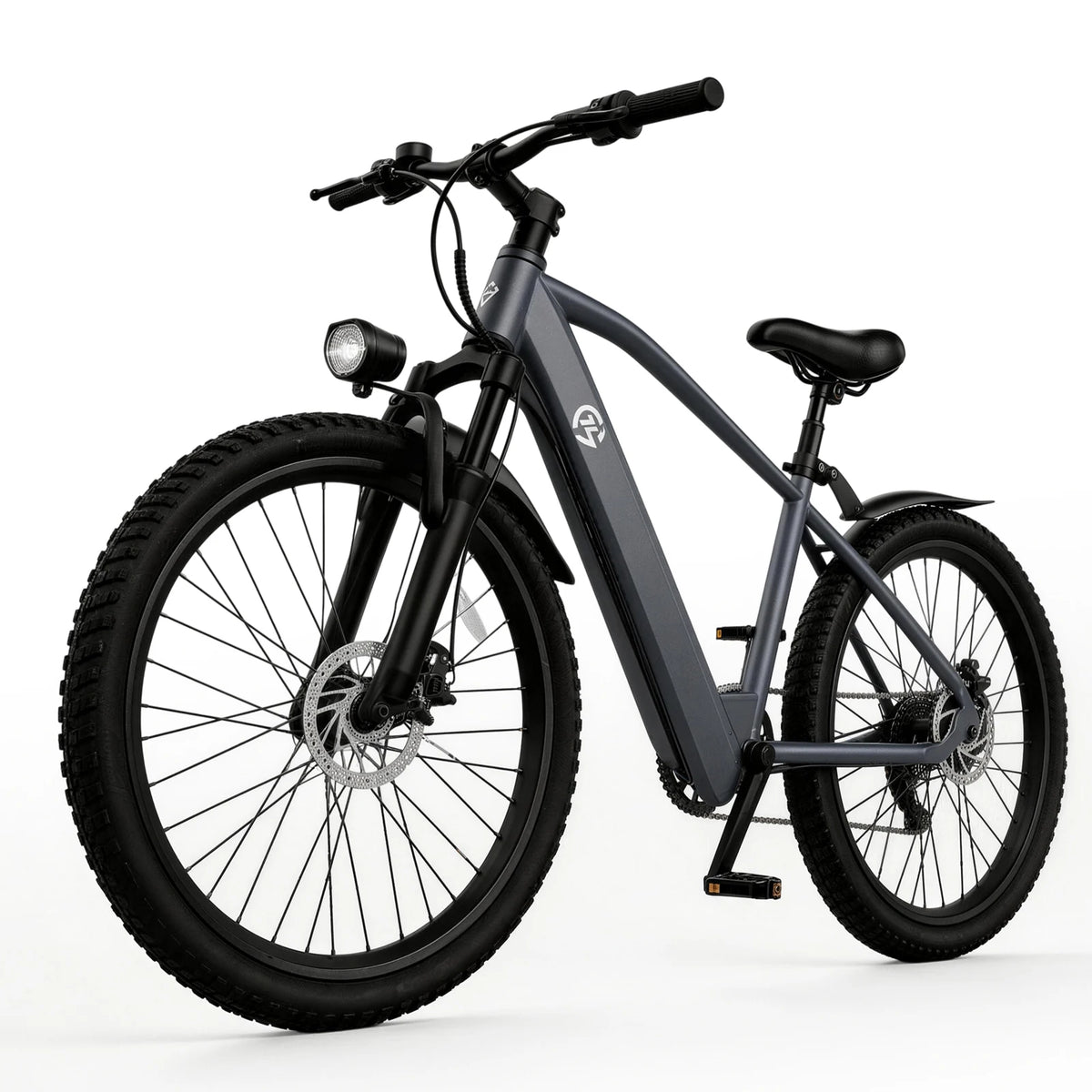 Bicicleta eléctrica, 250W, batería de 36V 10.4Ah, velocidad máxima de 25 km/h, suspensión delantera, sistema de 7 velocidades, equipada con neumáticos de 26 pulgadas