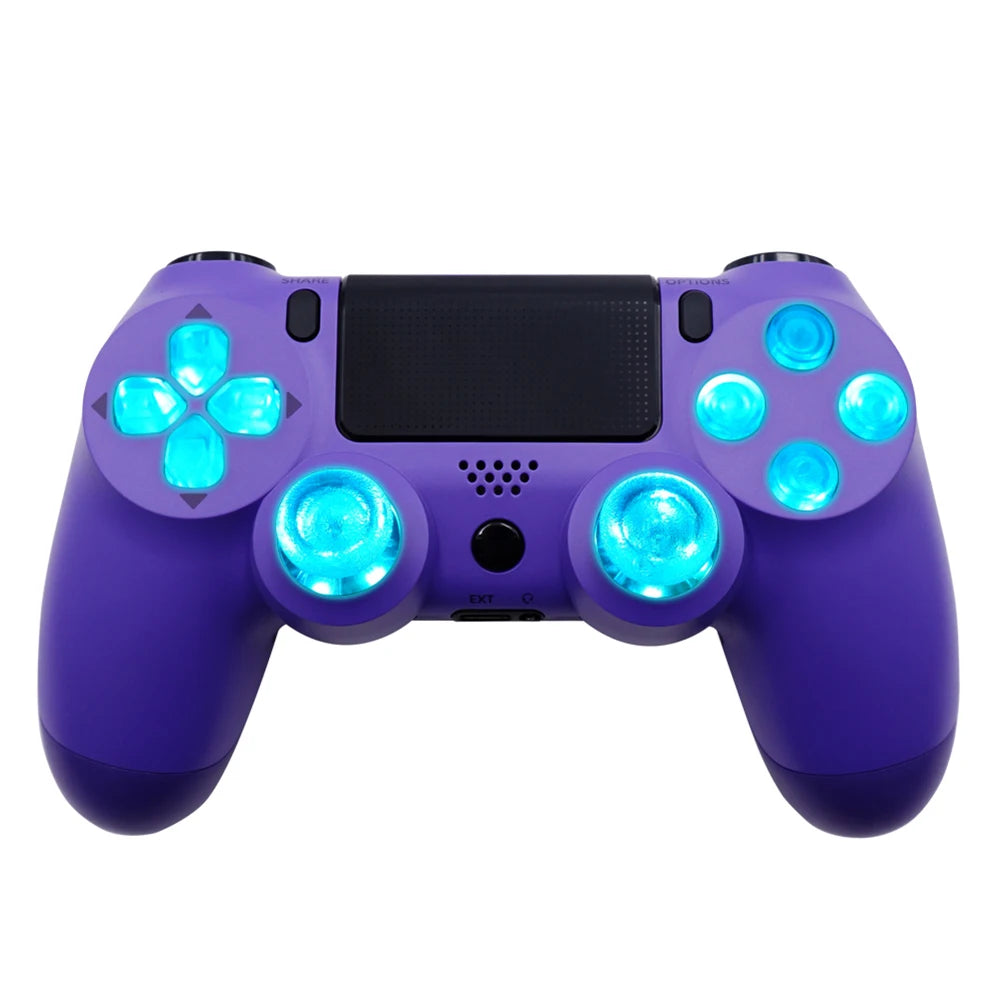 Thumsticks Face Buttons DTF LED Kit 6-Color Luminated D-Pad for PS4 Controller Electronic Machine Accessories