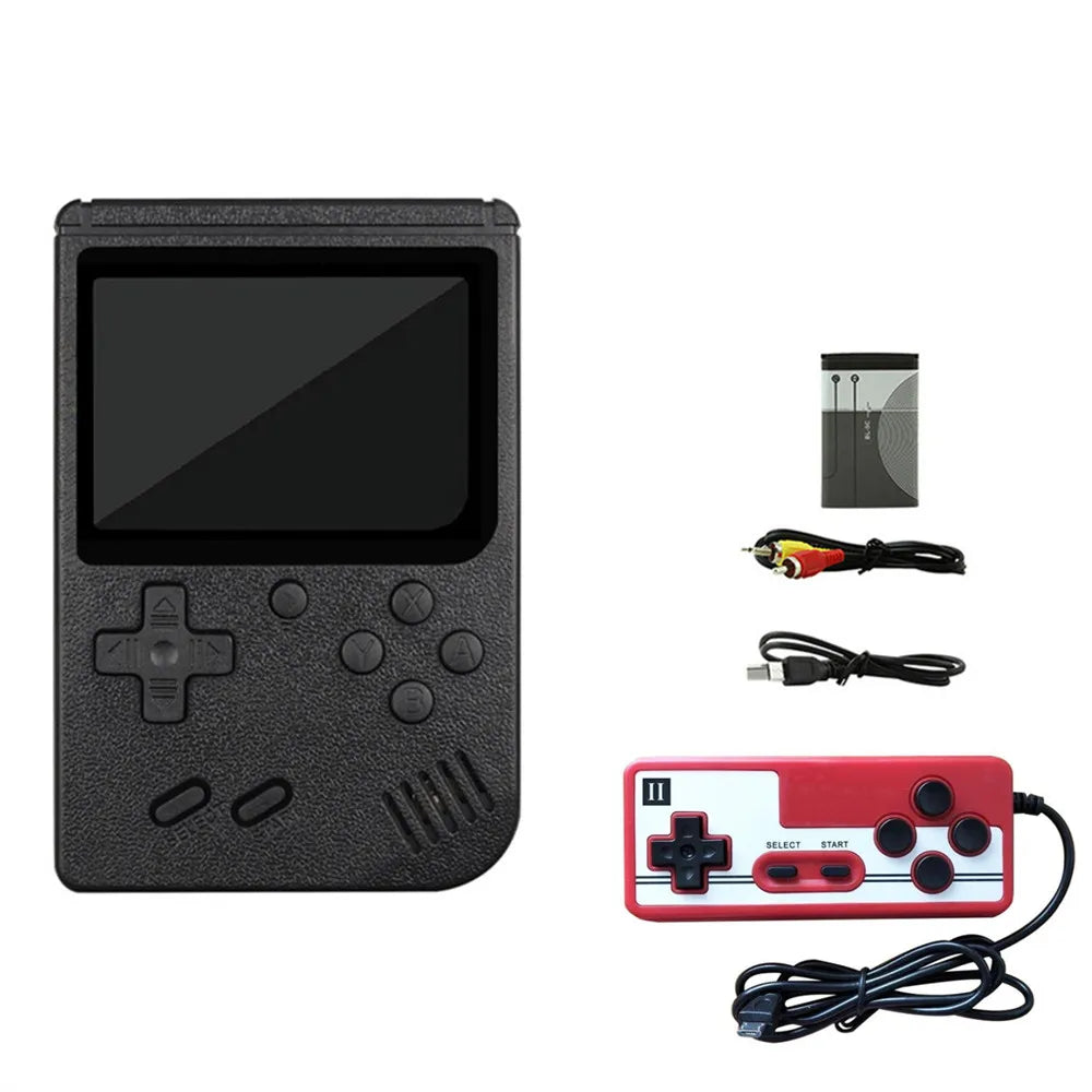 Consola de videojuegos retro con pantalla LCD de 2.4 pulgadas, 400 juegos integrados, consola de juegos portátil de bolsillo, regalo de Navidad