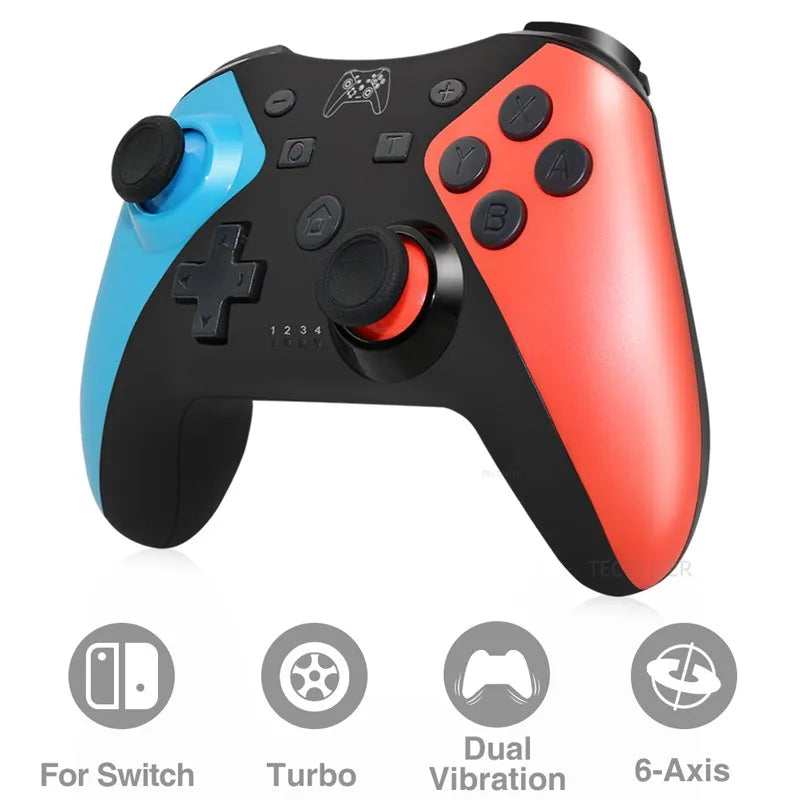 Controlador inalámbrico Compatible con Bluetooth para Nintendo Switch y Switch 2 consola Android Gamepad PC Controle para accesorios NS
