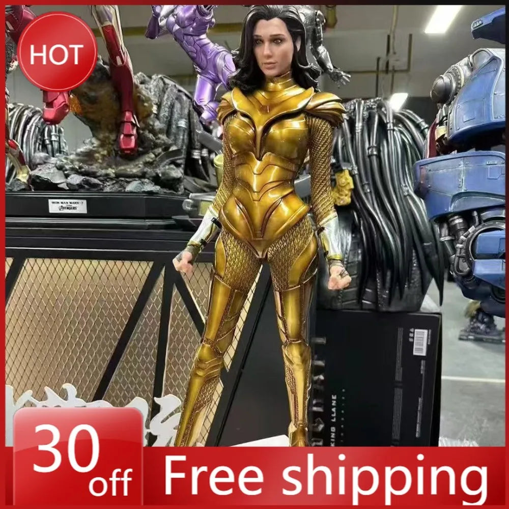 70cm Wonder Woman Superhero Perimeter Resin Model Scene Statue Desktop Decoration Ornaments New Year Gifts Toys