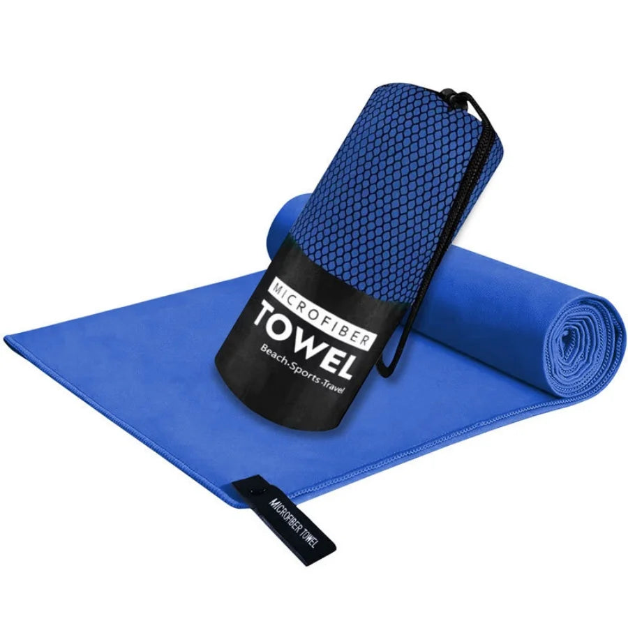 Toalla de Fibra Ultrafina para Gimnasio y Playa - Compacta, Ultraligera, Grande, de Secado Rápido, para Natación, Gimnasio, Viajes, Piscina
