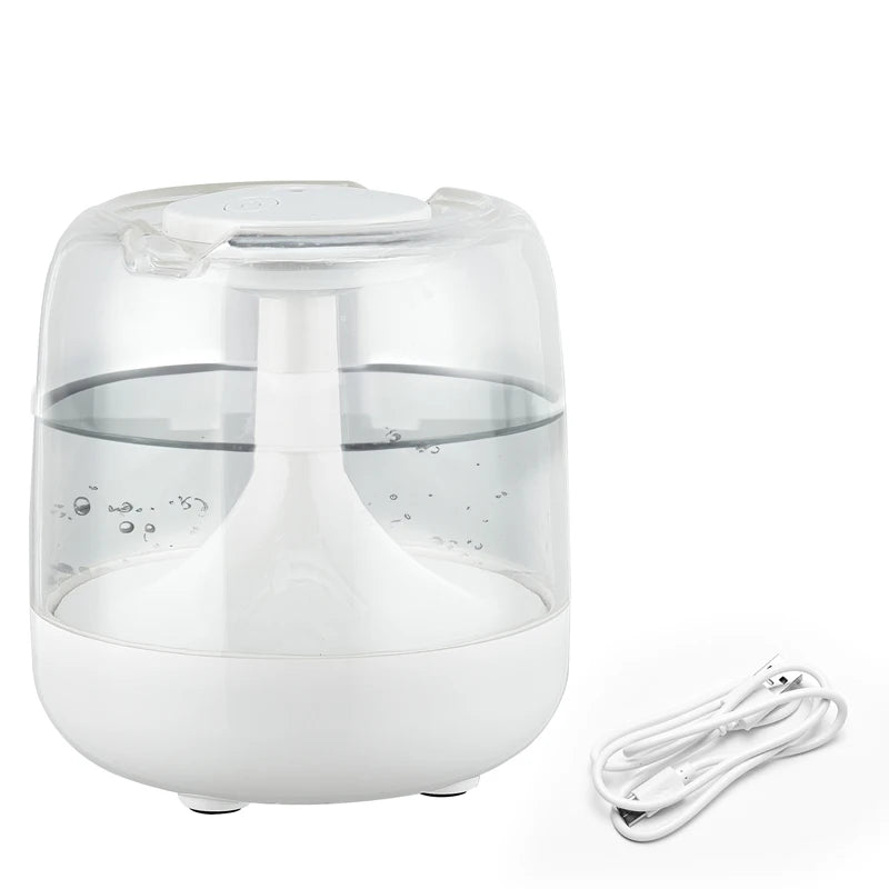 Humidificador portátil de 650ML, humidificador de aire, aceite esencial, difusor de Aroma para el hogar y el dormitorio con luces nocturnas coloridas, humidificador USB
