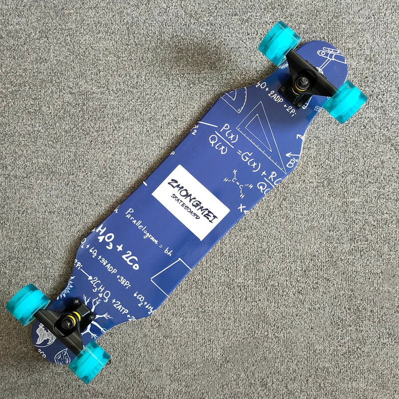 Patineta de Calle Profesional para Danza, Longboard, Tabla de Cruising, Apta para Hombres, Mujeres, Niños y Nuevos Conductores