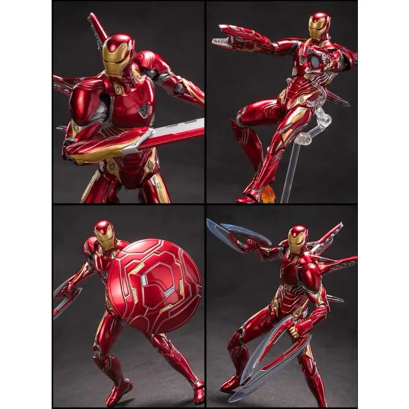 En Stock, Figura de Acción de Iron Man Mark 50 a Escala 1/10 de ZD Toys, Figura Coleccionable de los Vengadores: Infinity War, Modelo Coleccionable para Exhibición